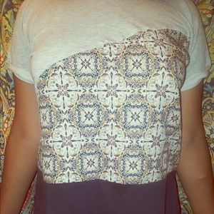 Zara woman’s tri-color top